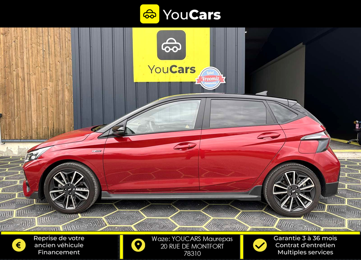 Hyundai i20 III 1.0 T-GDi GPF Mild Hybrid DCT7 100 cv Boîte auto N-LINE ENTRETIEN HYUNDAI