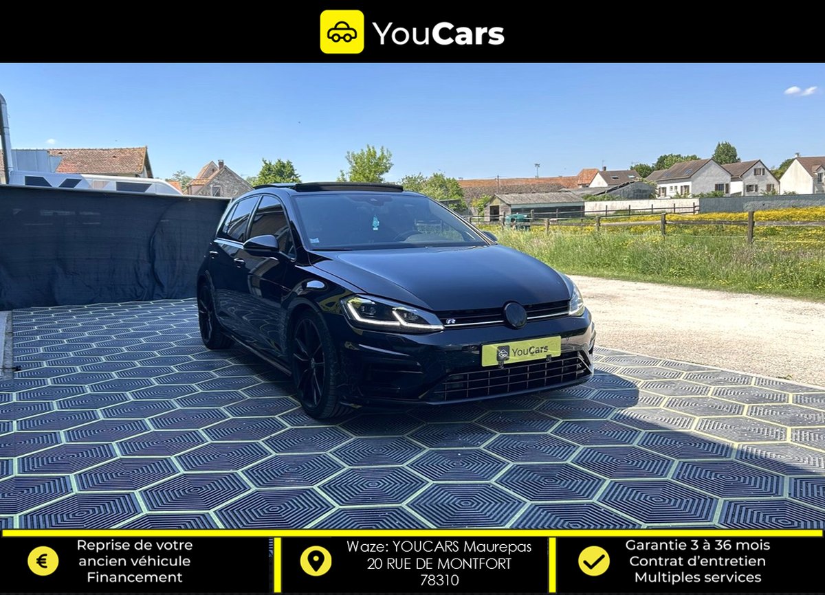Volkswagen Golf VII 7 R 4Motion R 2.0 TFSi DSG7 300 cv BOITE AUTO - TOIT OUVRANT - VIRTUAL COCKPIT