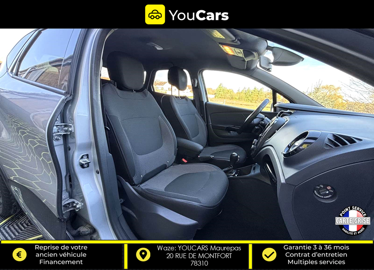 RENAULT Captur INTENS 1.2 TCe EDC6 120 cv Boîte auto ENTRETIEN RENAULT CAMERA DE RECUL MODE ECO