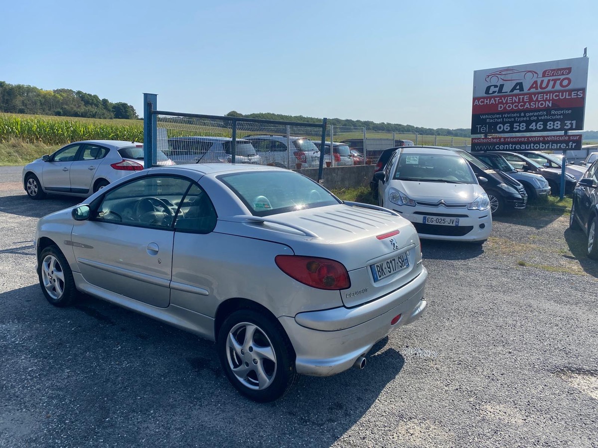 Peugeot 206 cc 1.6i 110cv quiksilver 183003km