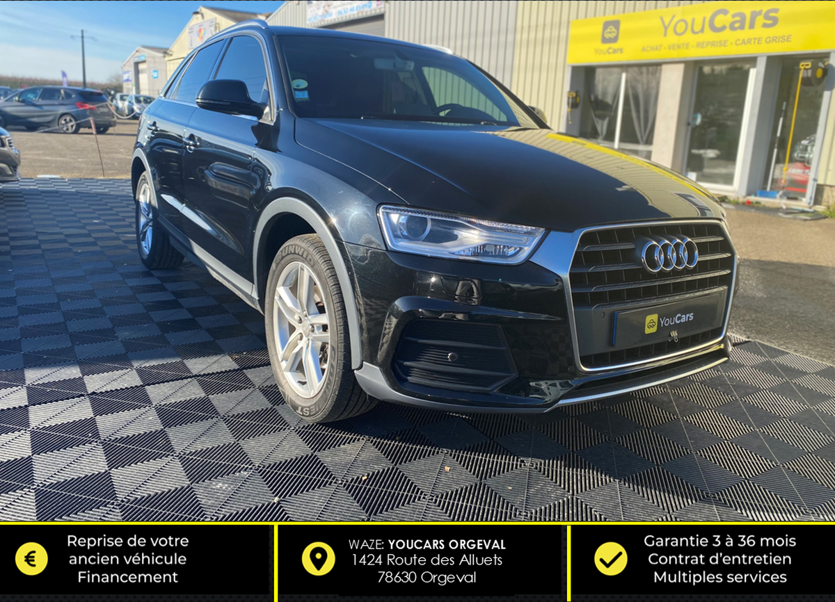 Audi Q3 Quattro 2.0 TDI S Tronic7 150 cv Boîte auto  TOIT OUVRANT- REGULATEUR - RIEN A PREVOIR