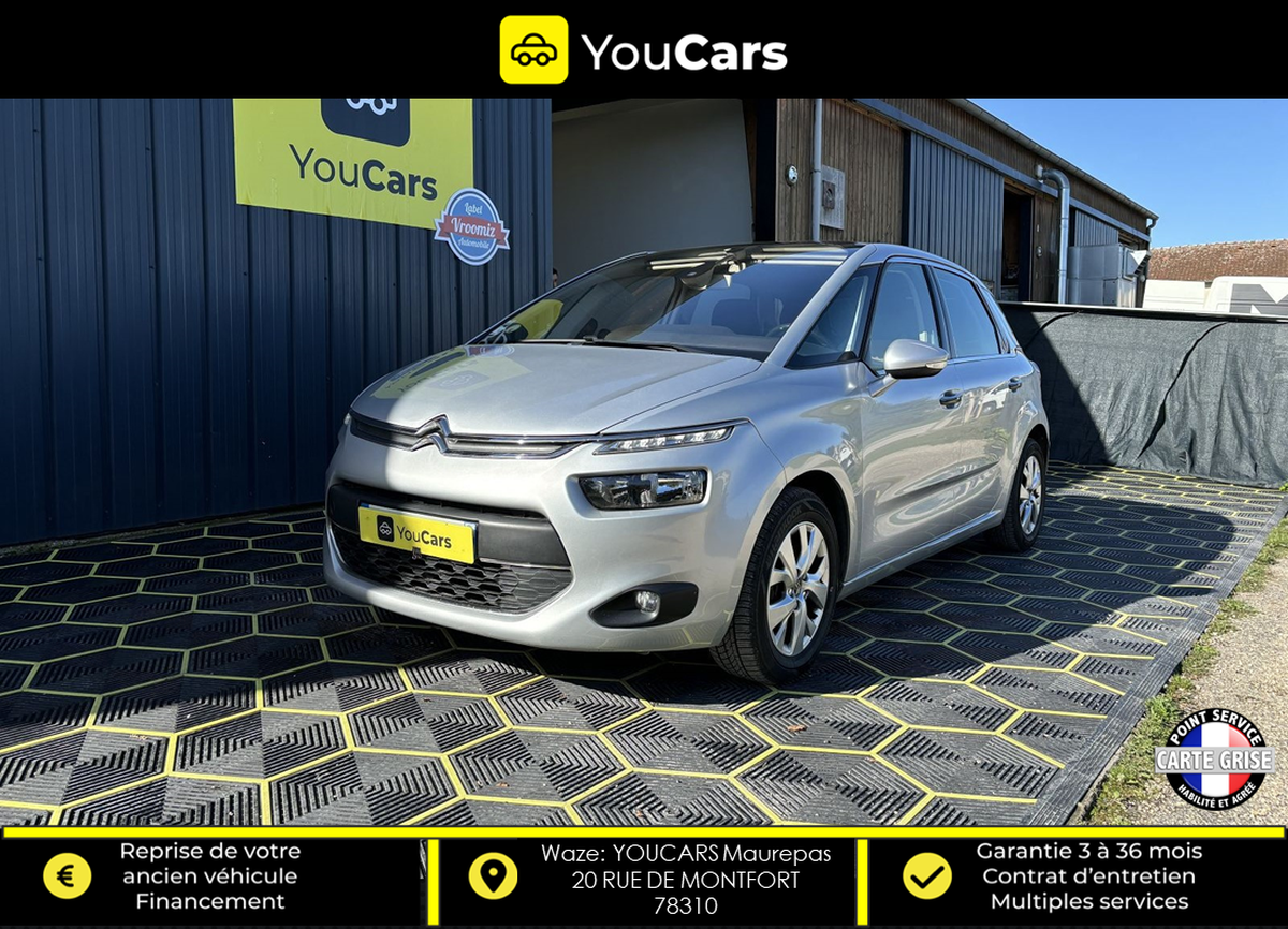 Citroën C4 Picasso INTENSIVE II 1.6 e-HDi 114 cv TOIT ZENITH - GPS TACTILE - RADAR DE RECUL