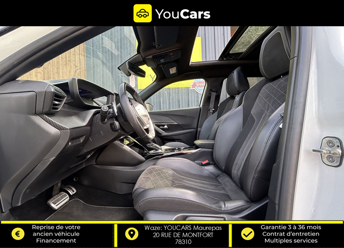 Peugeot 2008 GT 1.5 EAT8 130 cv TOIT OUVRANT - SYSTEME AUDIO FOCAL - SIEGES CHAUFFANTS