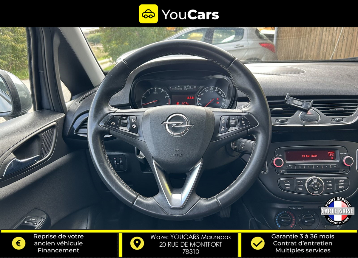 Opel Corsa 5 Portes 1.4 i 90 cv FACTURE D'ENTRETIEN - BLUETOOTH MUSIC