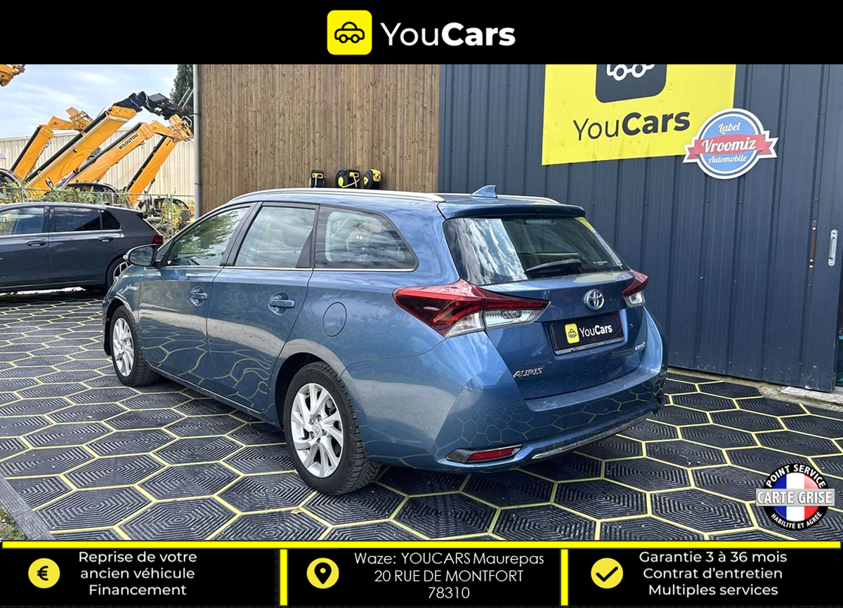 Toyota Auris Touring Sports 1.8 HSD 136 cv Boite Auto ENTRETIEN COMPLET CAMERA DE RECUL