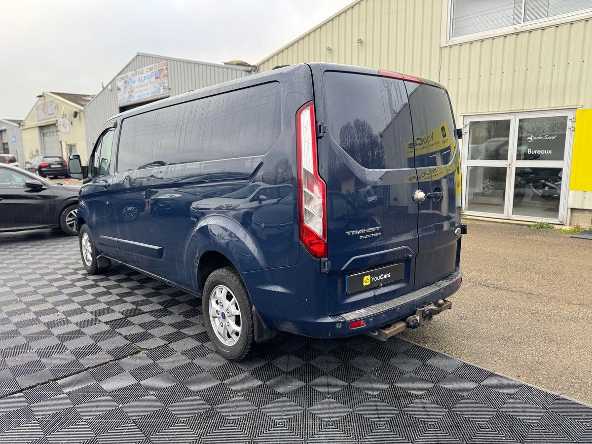 Ford TRANSIT CUSTOM pack sport 2.2 l’tdci 155 cv bv6 - 1ERE MAIN - CAMERA DE RECUL - RADAR DE RECUL