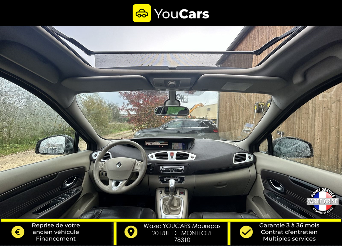 RENAULT Grand Scenic EXECPTION III 2.0 dCi  7 PLACES 150 cv TOIT OUVRANT - SIEGES ELECTRIQUES AV