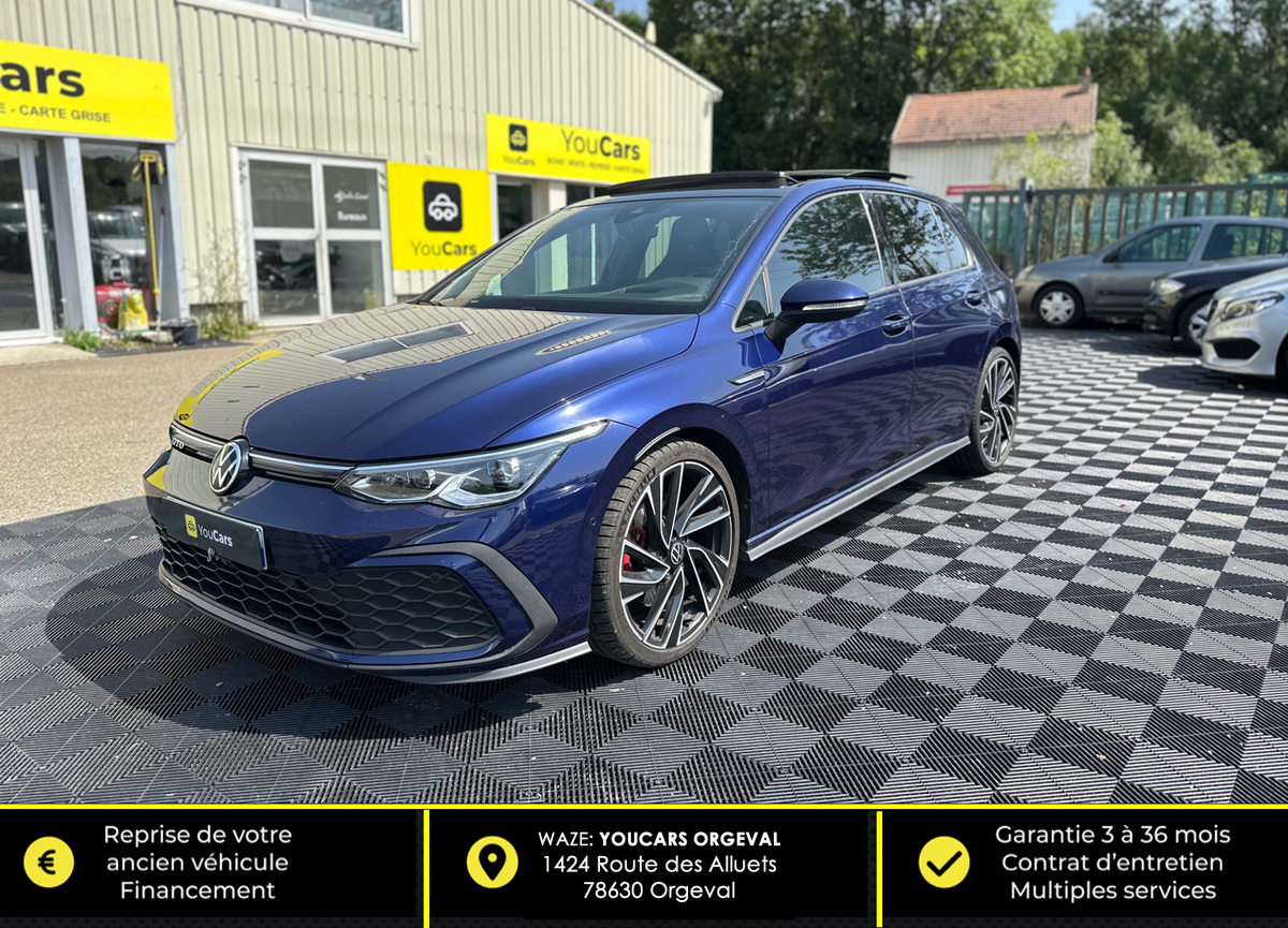 Volkswagen Golf 8 200 cv 2.0 tdi GTD - TOIT OUVRANT - CAMERA DE RECUL - AFFICHAGE TETE HAUTE