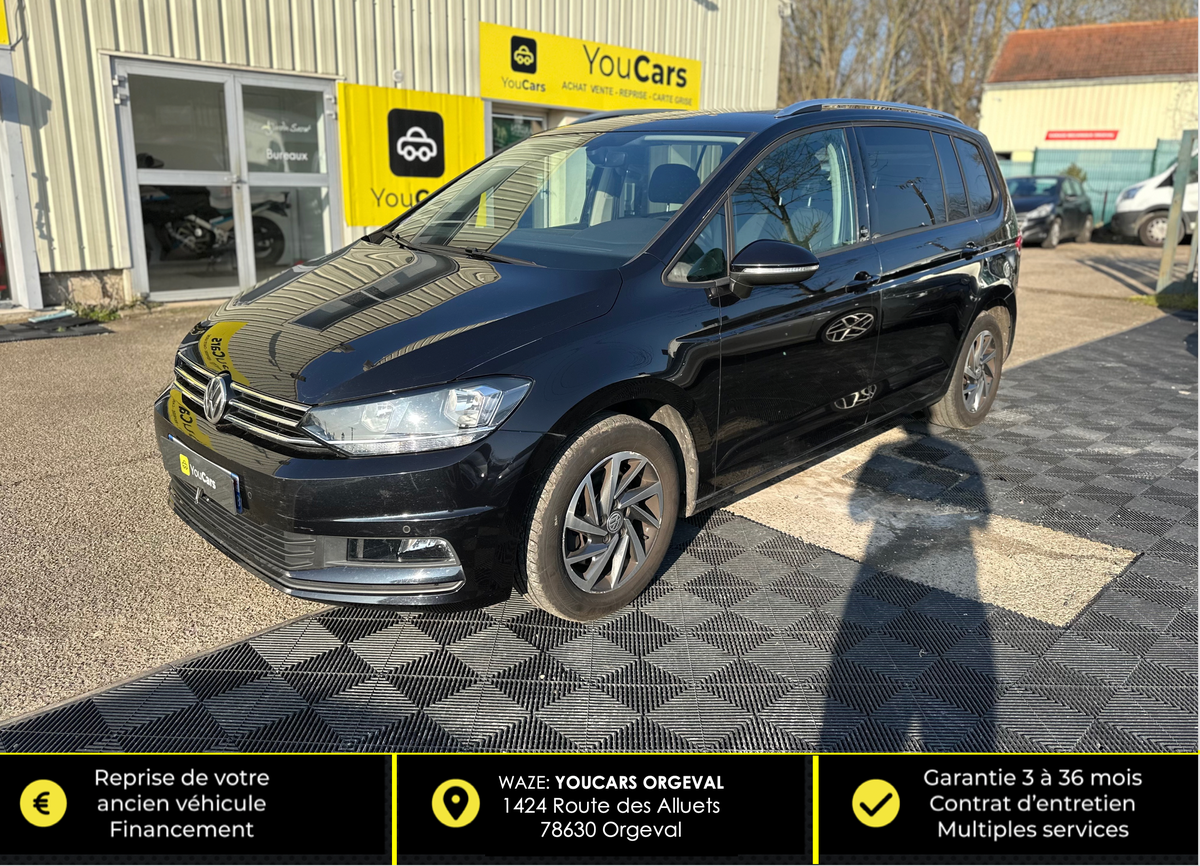 Volkswagen Touran 1.2 TSI 110 cv CAMERA DE RECUL - 7 PLACES - GPS - CLIMASATION AUTO