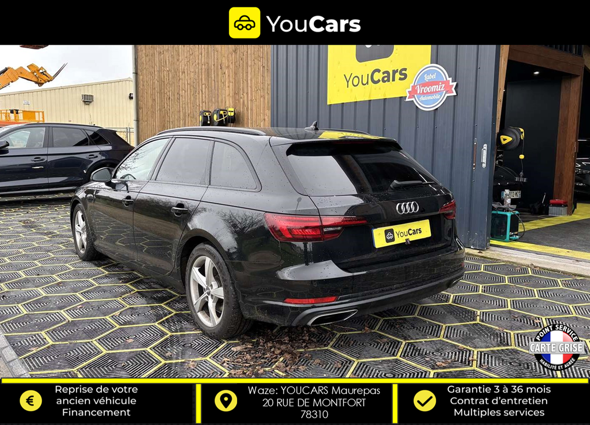 Audi A4 Avant 2.0 TDi S-Tronic7 150 cv Boîte auto INTERIEUR CUIR SIEGES CHAUFFANTS ENTRETIEN AUDI