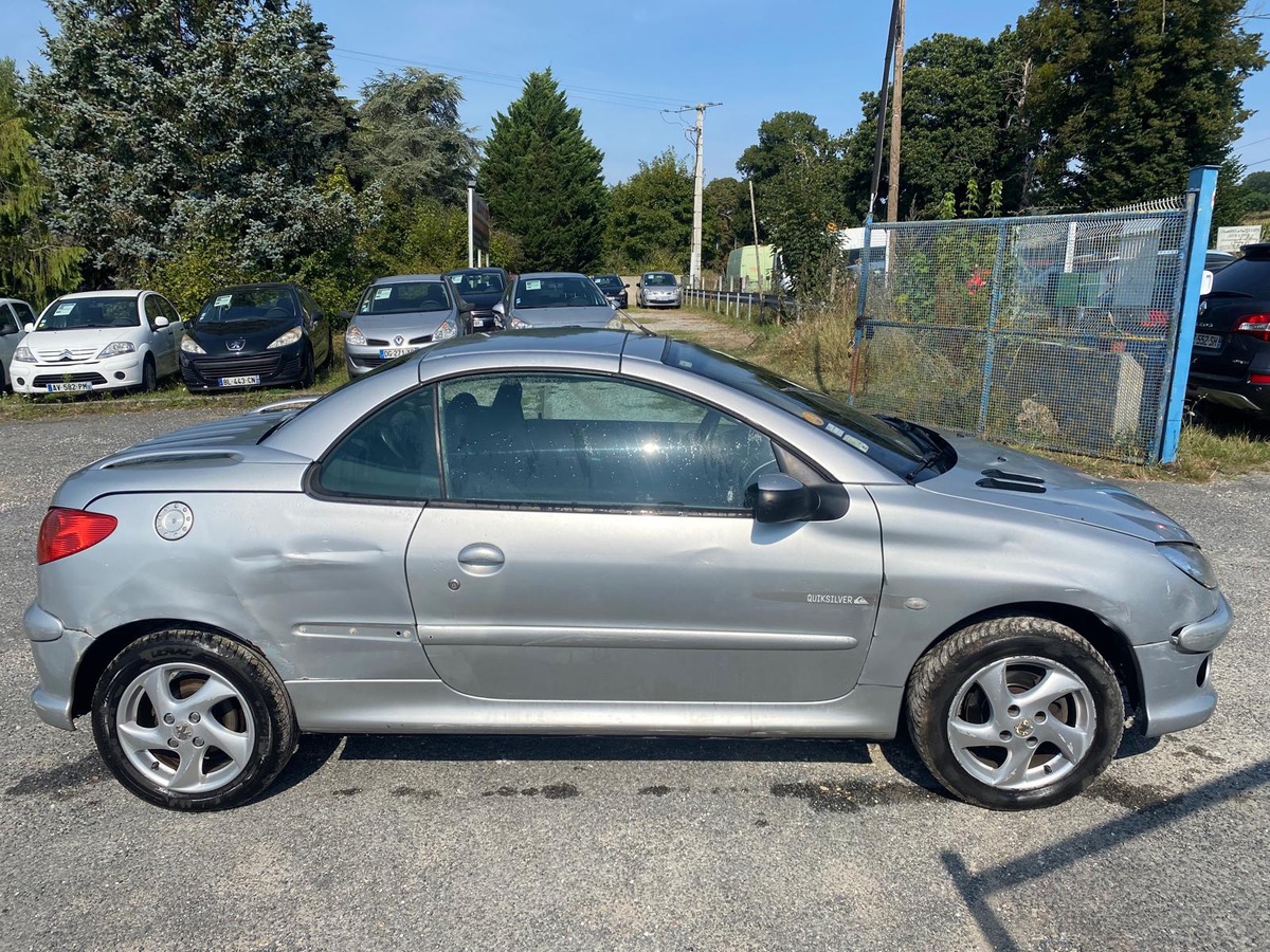 Peugeot 206 cc 1.6i 110cv quiksilver 183003km