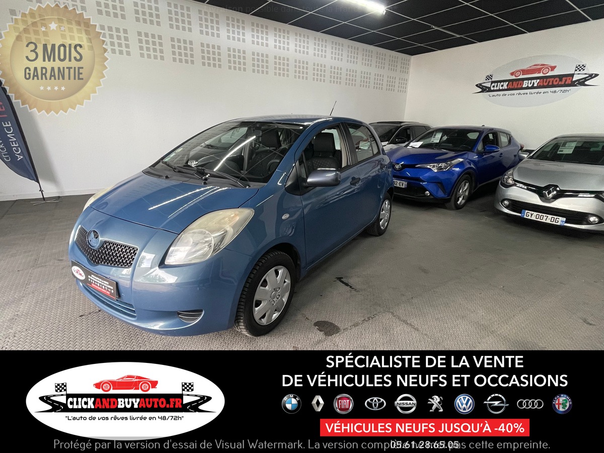 Toyota Yaris 1.0 vvt-i 69 ch / CLIM / VITRE ELECTRIQUE / CENTRA