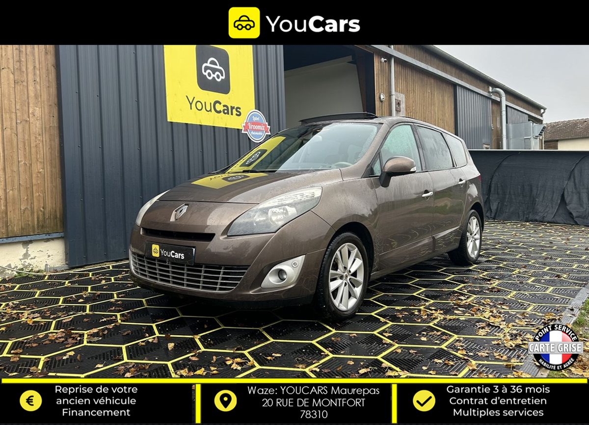 RENAULT Grand Scenic EXECPTION III 2.0 dCi  7 PLACES 150 cv TOIT OUVRANT - SIEGES ELECTRIQUES AV