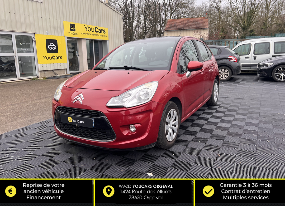 Citroën C3 1.4 i 75 cv - ENTRETIEN A JOUR - RADAR DE RECUL - IDEAL JEUNE PERMIS - RIEN A PREVOIR