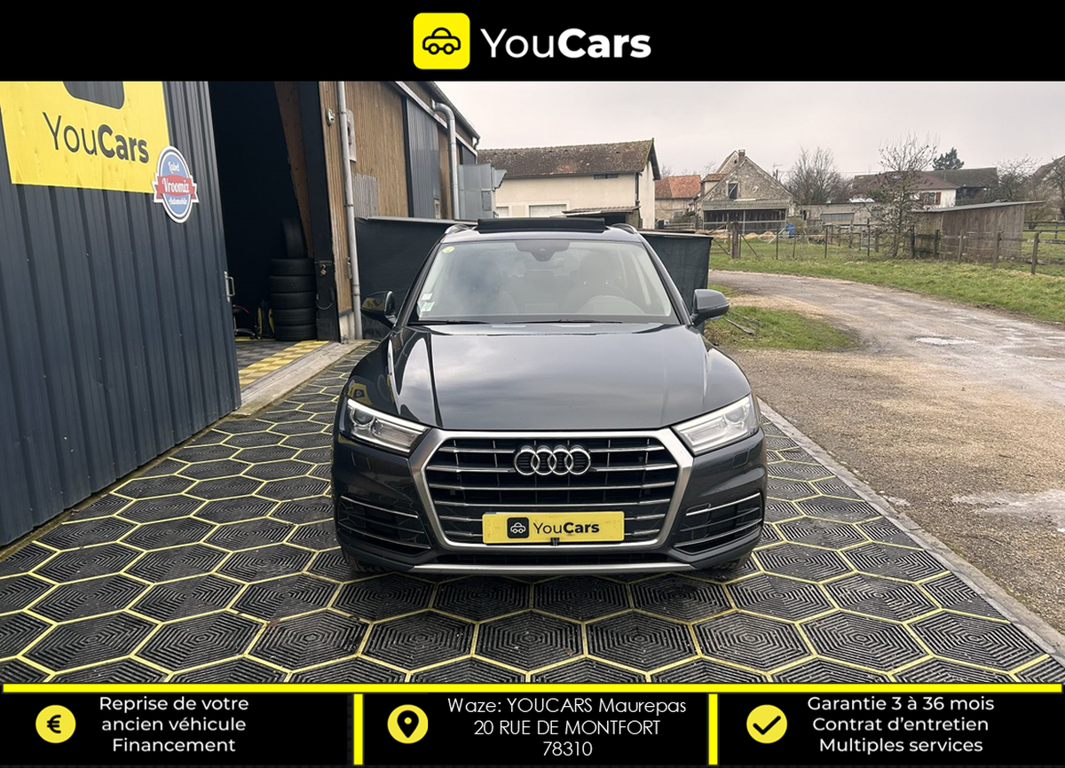 Audi Q5 DESIGN LUXE 2.0 TDI 150 cv TOIT OUVRANT - SIEGES ELECTRIQUE CHAUFFANTS - CARPLAY