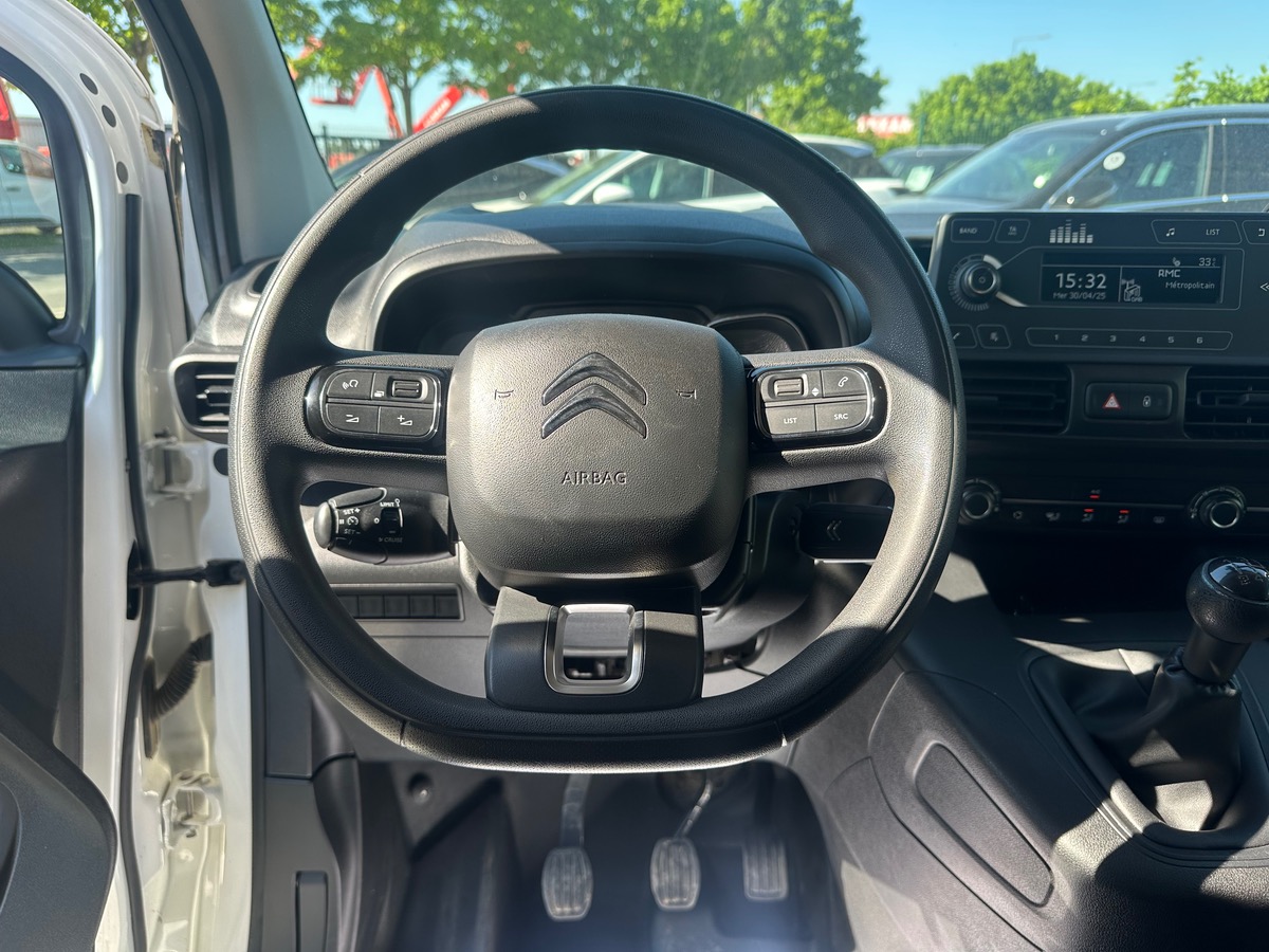 Citroën Berlingo 1.5 BHDI 100CH CABINE AMOVIBLE / PRIX HORS TAXE