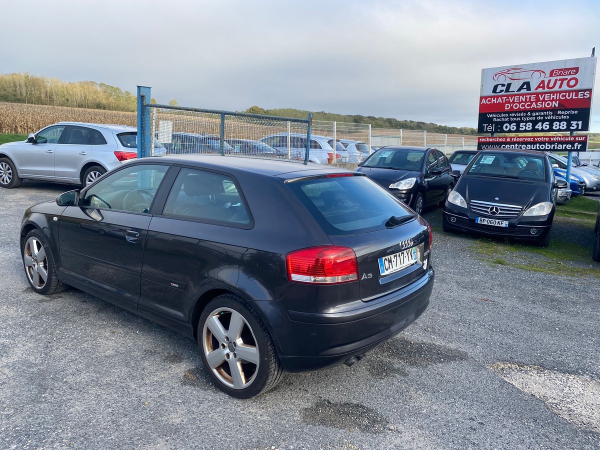 Audi A3 2.0 tdi 140cv S LINE 188000km boite auto + palette au volant 