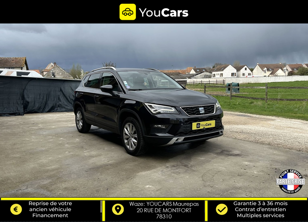 Seat Ateca STYLE 1.4 TSI 150 cv APPLE CARPLAY - CAMERA DE RECUL