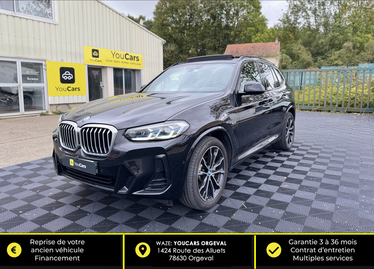 Bmw X3 LCI 30e xDrive 2.0 i 292 Plug in Hybrid PACK M - TOIT OUVRANT - ATTELAGE -