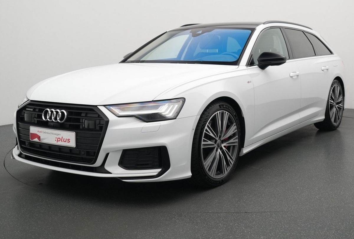 Audi A6 Avant V 55 TFSI 340ch S line quattro S tronic 7/Toit ouvrant/Caméra 360/Feux matriciels