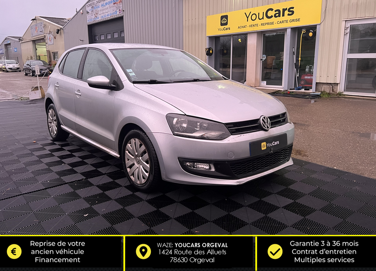 Volkswagen Polo 5 portes 1.6 TDI 90 cv - RADAR DE RECUL - DISTRIBUTION A JOUR - IDEAL JEUNE PERMIS