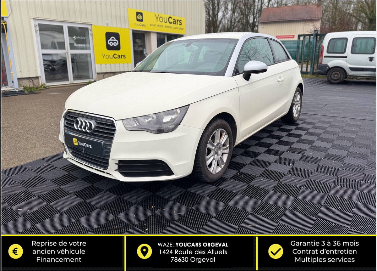 Audi A1 1.6 TDI S-Tronic7 90 cv Boîte auto - AIDE PARKING AR - COURROIE OK - CLIMATISATION AUTO