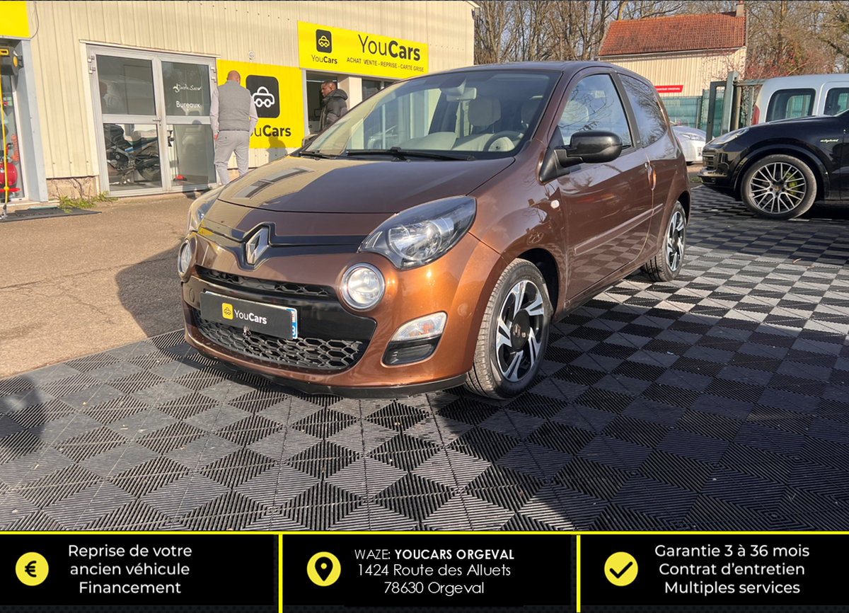 RENAULT Twingo II Phase 2 75 cv Boîte auto - INITIAL PARIS - IDEAL JEUNE PERMIS - RADAR DE RECUL