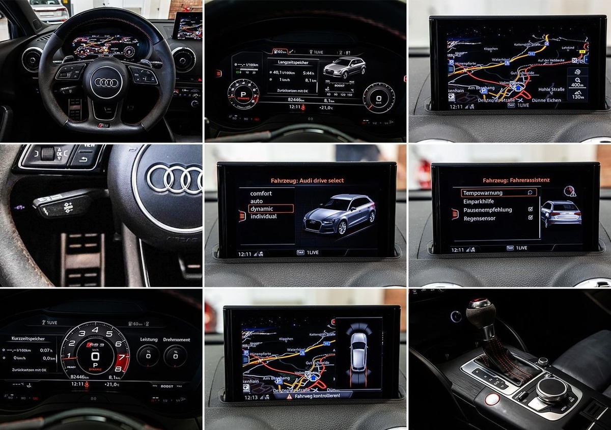 Audi RS3 Sportback 2.5 TFSI 400ch quattro S tronic 7 Gris Nardo Version moteur sans FAP