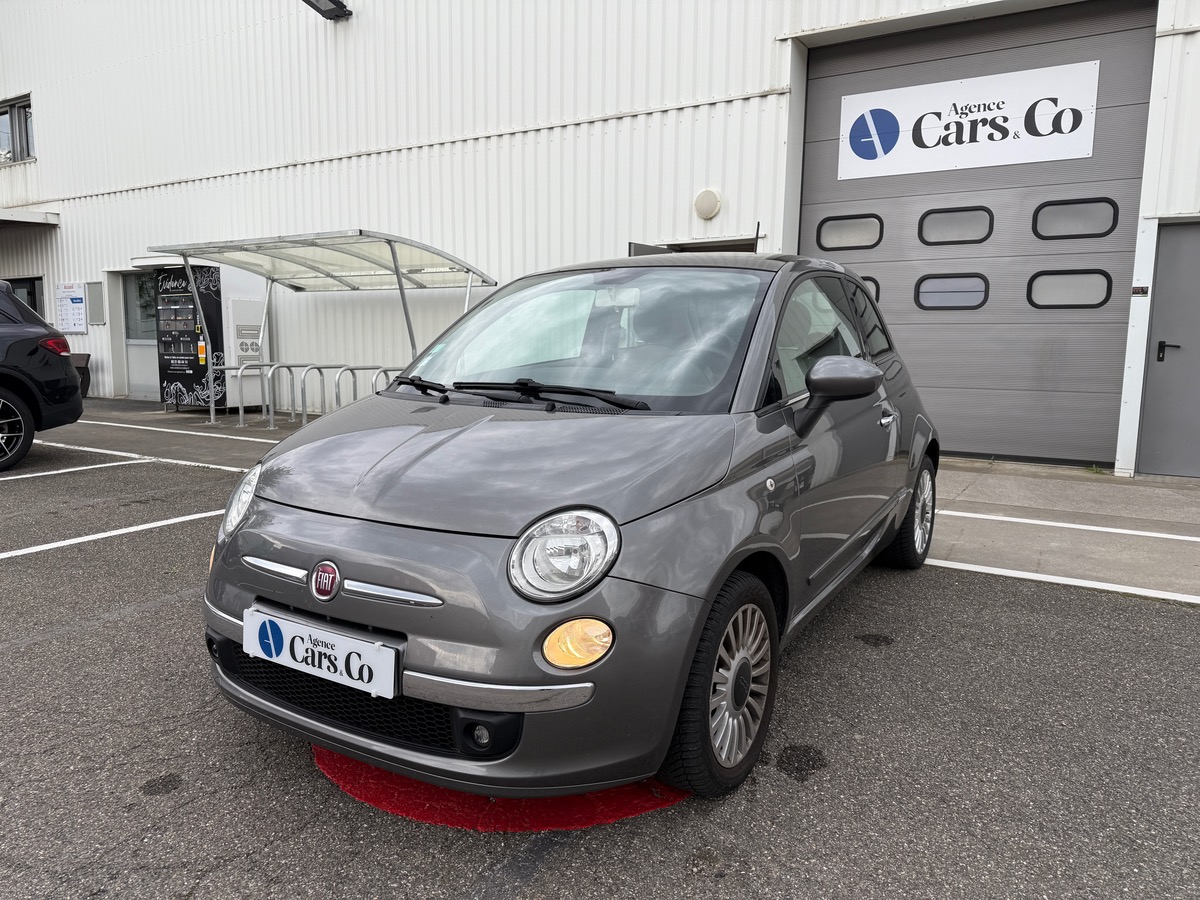 Fiat 500 Phase 2 1.2 MPi  69 cv Lounge, toit panoramique