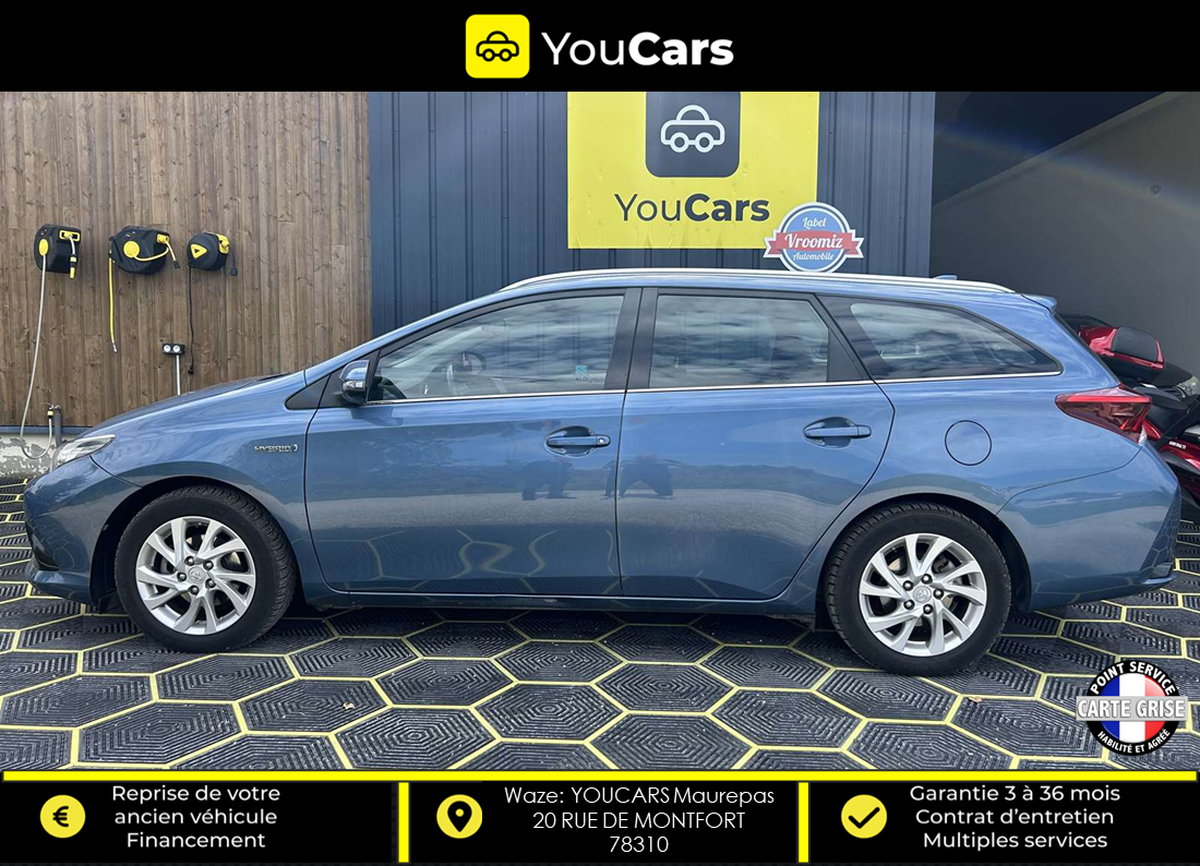 Toyota Auris Touring Sports 1.8 HSD 136 cv Boite Auto ENTRETIEN COMPLET CAMERA DE RECUL