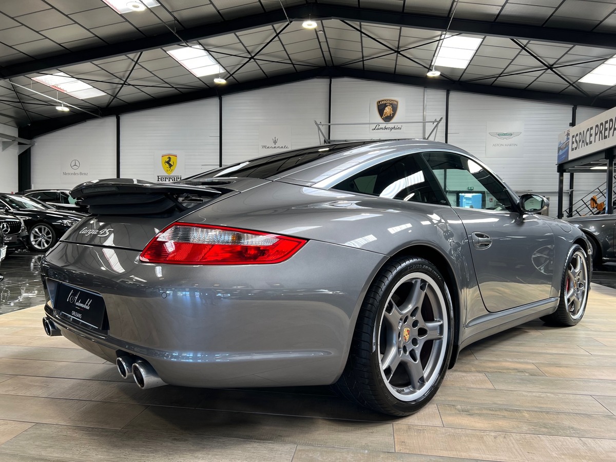 Porsche 911 997 TARGA 4S 3.8 355 METEOR GRAU BVM6 