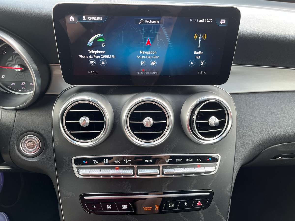 Mercedes-Benz Class GLC 220d 4MATIC AVANTGARDE 9G-TRONIC, SUIVI COMPLET, SIEGES CHAUFFANT