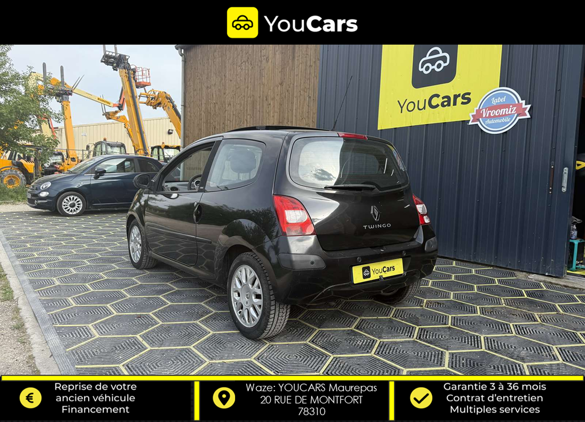 RENAULT Twingo 1.2 i INITIALE Quickshift 75 cv Boîte auto TOIT OUVRANT RADAR DE RECUL