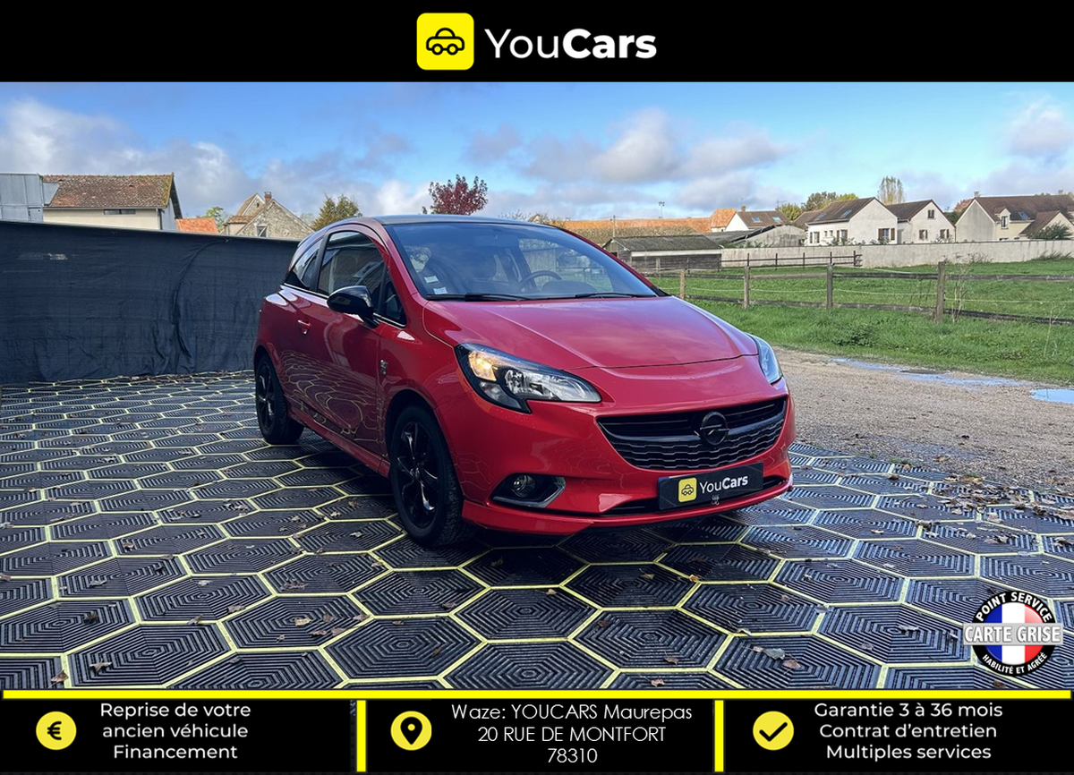 Opel Corsa E OPC LINE 3 Portes 1.4 i 101 cv FACTURE D'ENTRETIEN - ECRAN BLUETOOTH