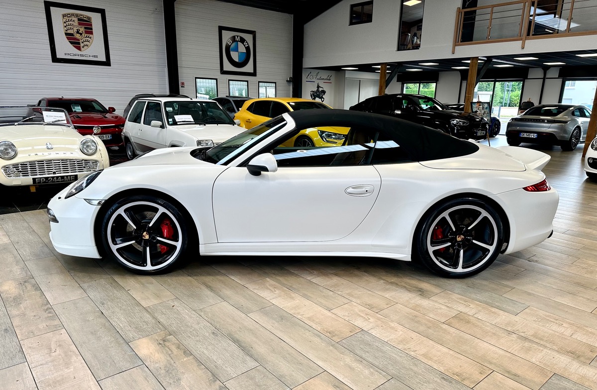 Porsche 911 Cabriolet Type 991 4S 3.8 400 BVM6 Config Rare Options+++ b