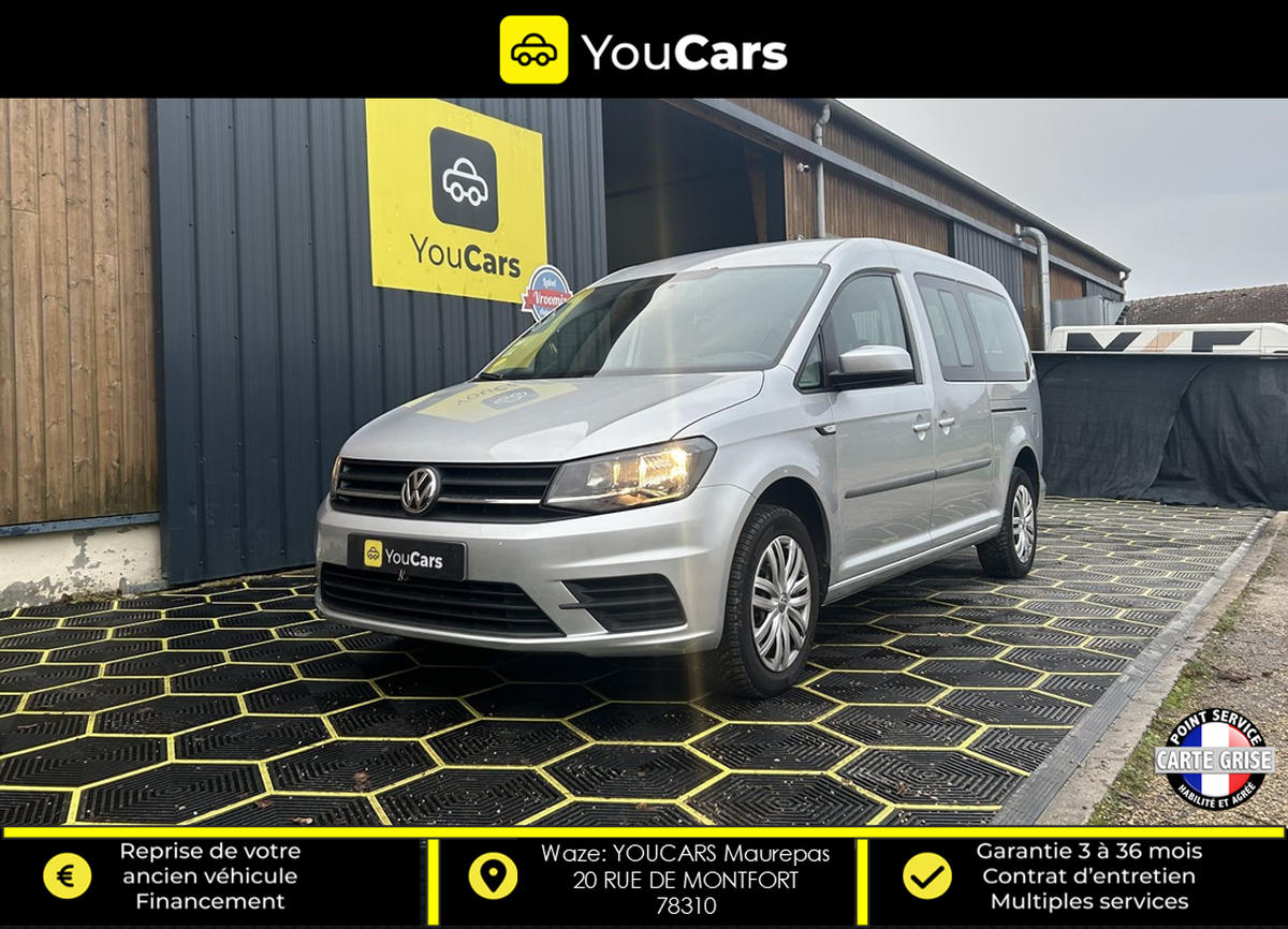 Volkswagen Caddy Combi Maxi 2.0 TDI 7 PLACES 102 cv RADAR DE RECUL AR