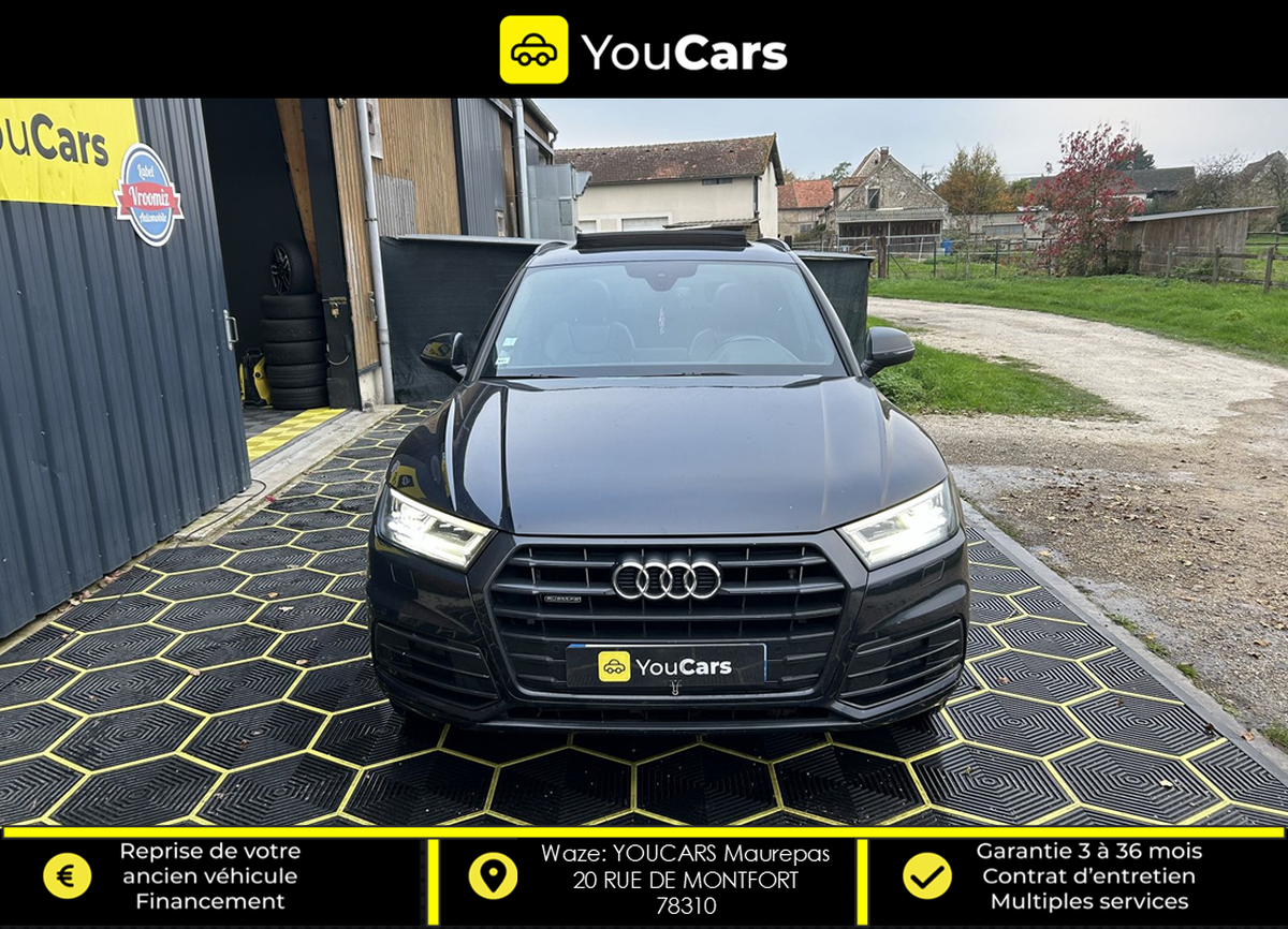 Audi Q5 S LINE 2.0 TDI Quattro S-Tronic7 190 cv ENTRETIEN AUDI - TOIT OUVRANT -  VIRTUAL COCKPIT