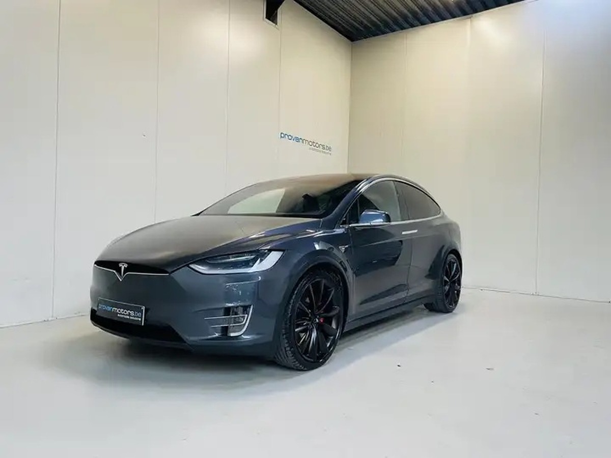 Tesla Model X P100DL Performance Ludicrous Dual Motor Son Premium Attelage 6 places