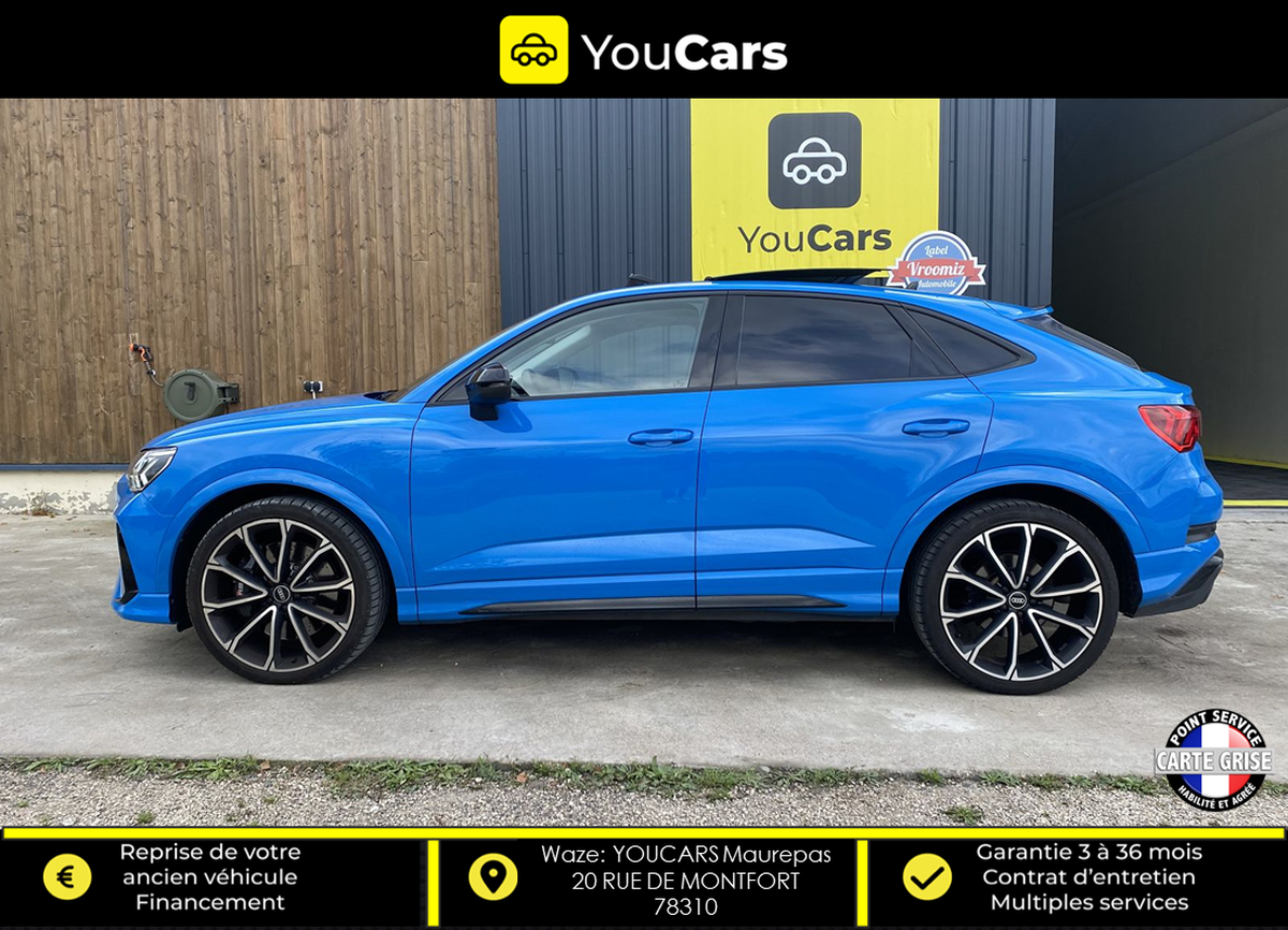 Audi RS Q3 RSQ3 2.5 TFSi  Quattro S tronic7 400 cv MALUS PAYE - RIEN A PREVOIR - ENTRETIEN COMPLET