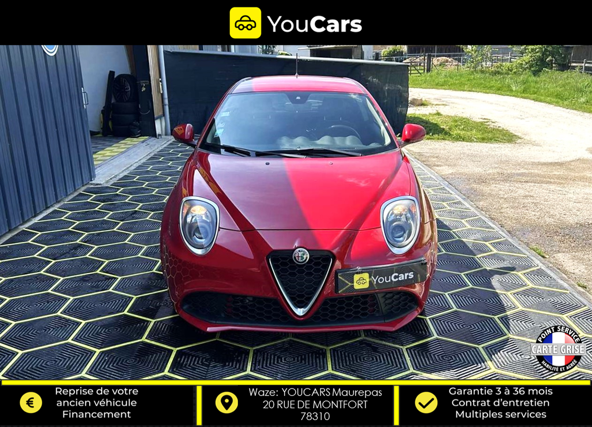 Alfa Romeo Mito Phase 3 1.4 MPI S&S 78 CV / 1ER MAIN /  ENTRETIEN A JOUR / CLIM /  BLUETOOTH