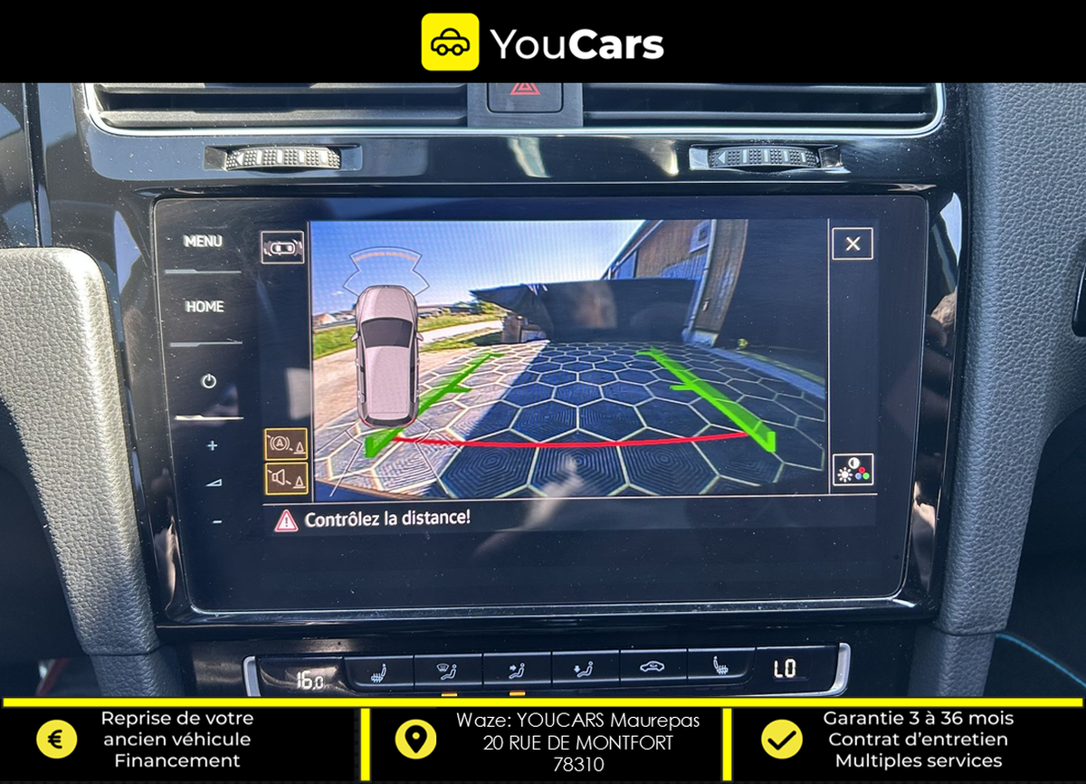 Volkswagen Golf VII 7 R 4Motion R 2.0 TFSi DSG7 300 cv BOITE AUTO - TOIT OUVRANT - VIRTUAL COCKPIT