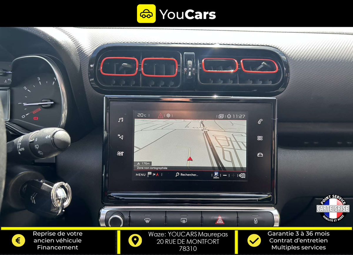 Citroën C3 Aircross 1.2 PureTech 110 cv TOIT OUVRANT CAMERA DE RECUL APPLE CARPLAY DISTRIBUTION FAIT