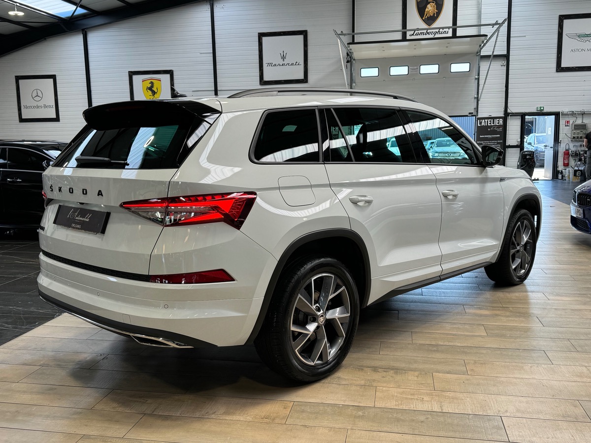 Skoda Kodiaq 2.0 TDI 150CV SCR SPORTLINE DSG7 4X4 7 PLACES 1ERE MAIN