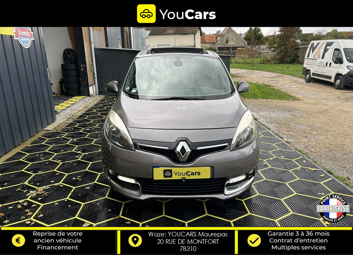 RENAULT Scenic INITIAL PARIS Phase 2 1.5 dCi EDC 6 110 cv ENTRETIEN RENAULT - TOIT OUVRANT - GPS