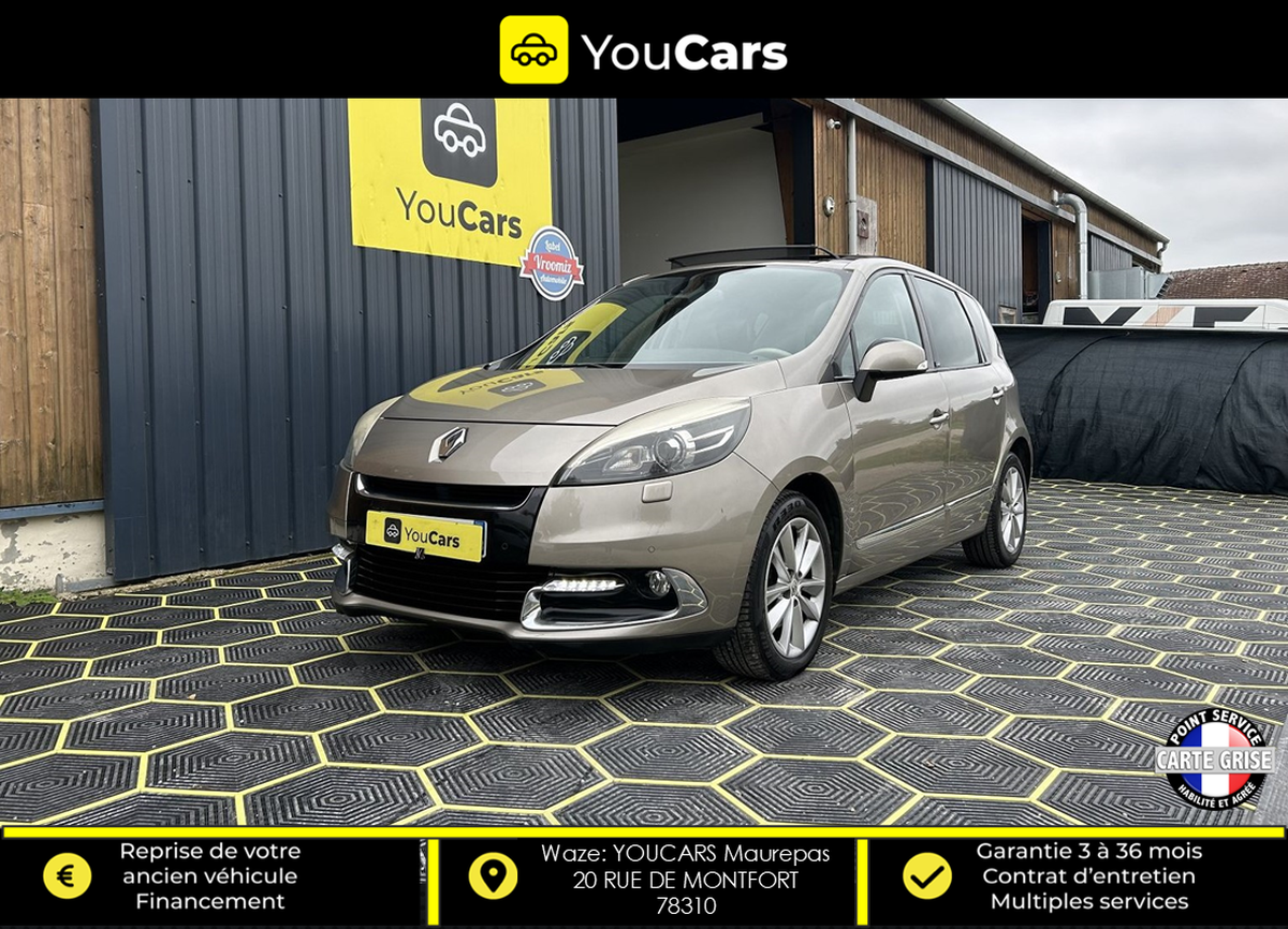 RENAULT Scenic INITIAL Phase 2 1.5 dCi EDC 6 110 cv BOITE AUTO - TOIT OUVRANT - GPS