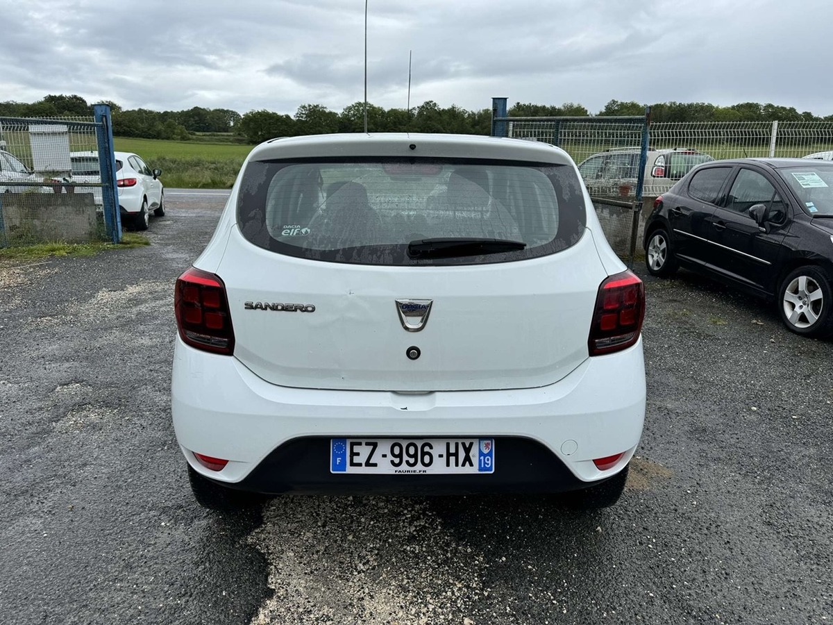 Dacia Sandero sce 75 année 2018 179016km bon état 