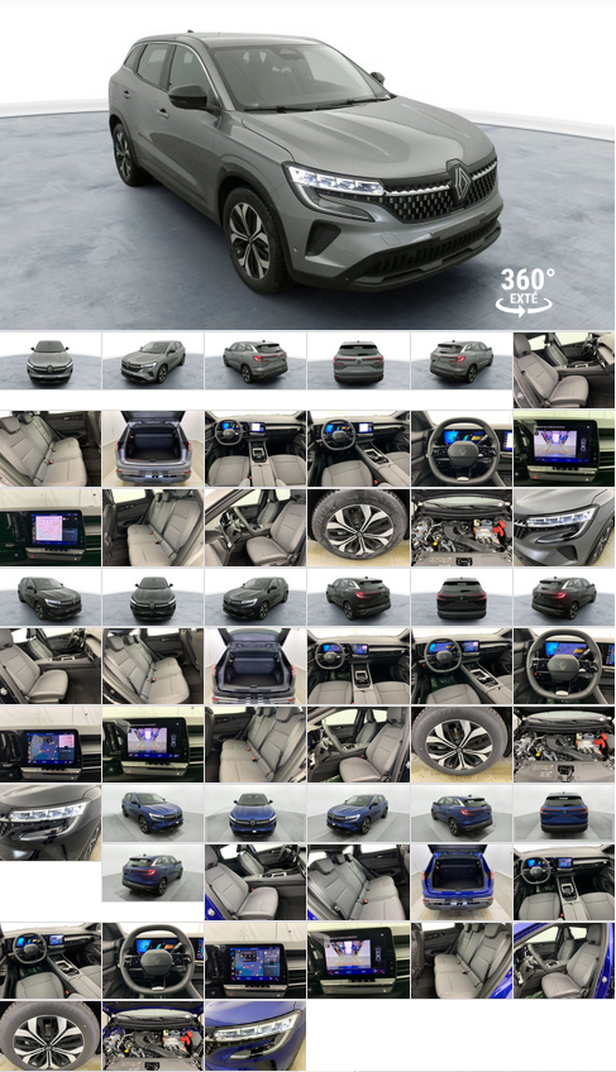 RENAULT Austral E-Tech full hybrid 200 GSR2 Evolution  Prix catalogue 42 500,00 € TTC