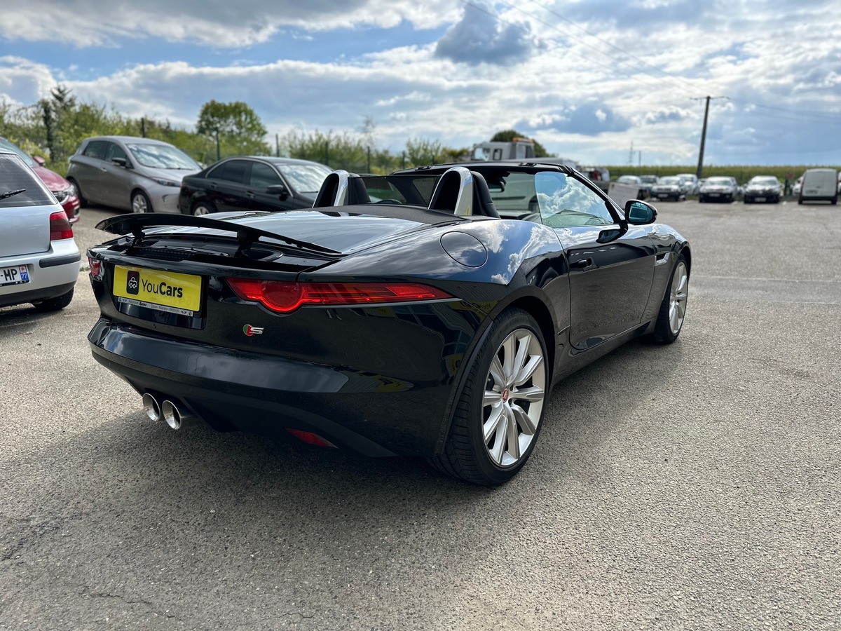 Jaguar F-Type Cabriolet V6 340 CH BVA8 - SIEGES A MEMOIR - SONS MERIDIAN - CAMERA DE RECUL