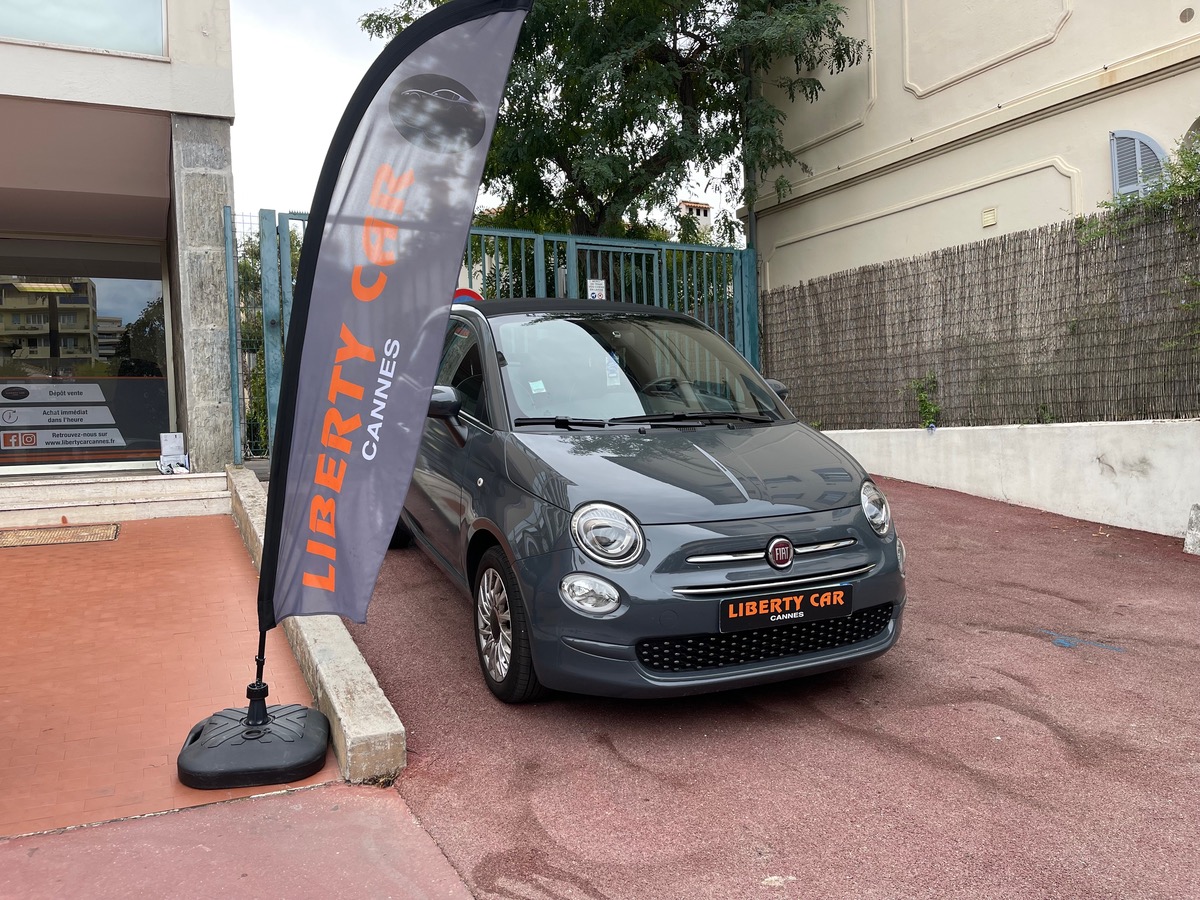 Fiat 500 1.2 69 CV Cabriolet / Grand écran