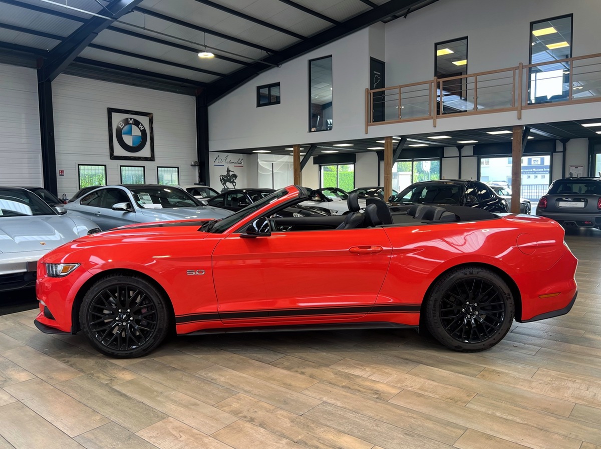 Ford Mustang CABRIOLET VI GT 5.0 V8 421 ORANGE BVA